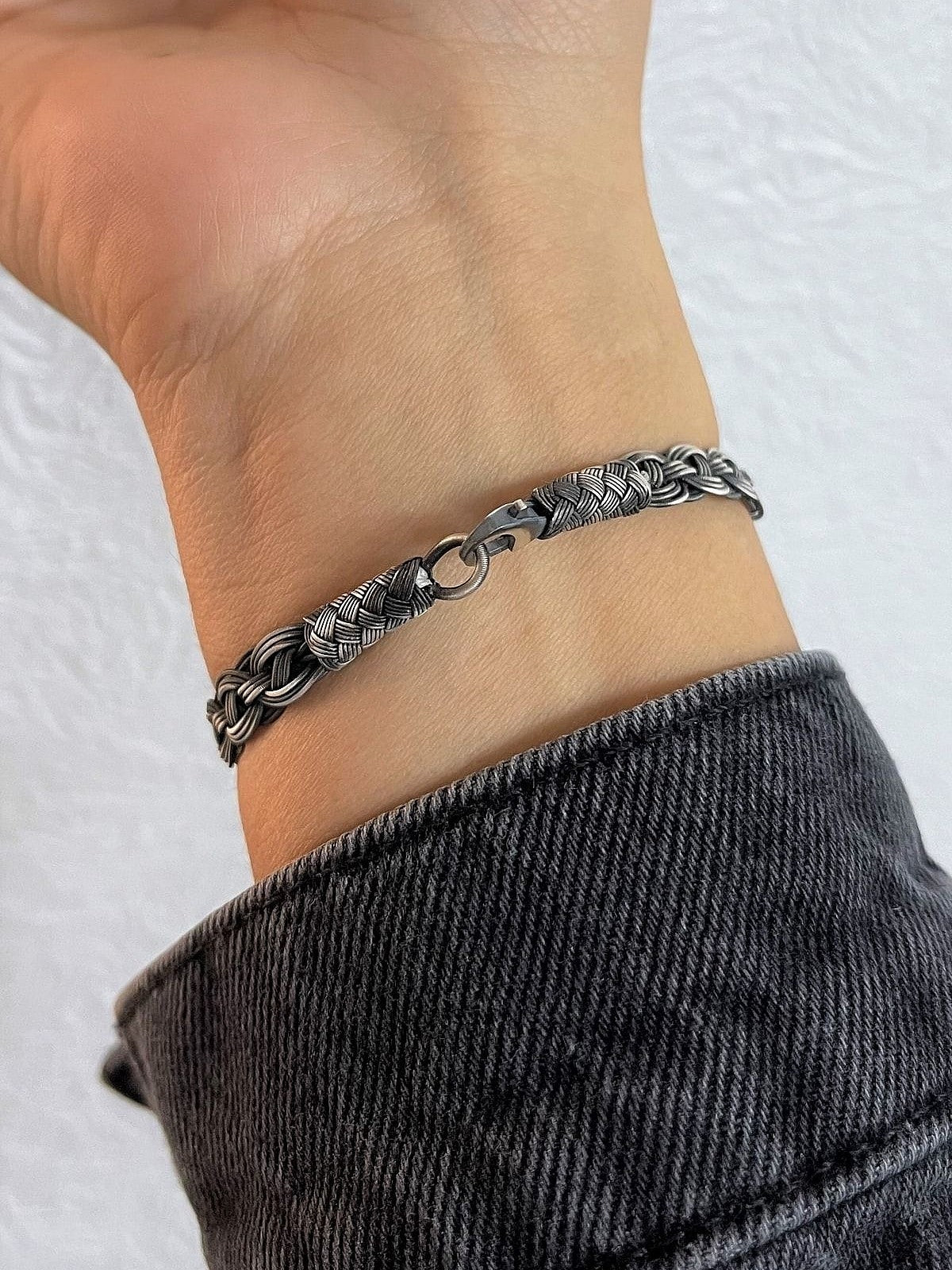 Handmade  999 sterling silver bracelet