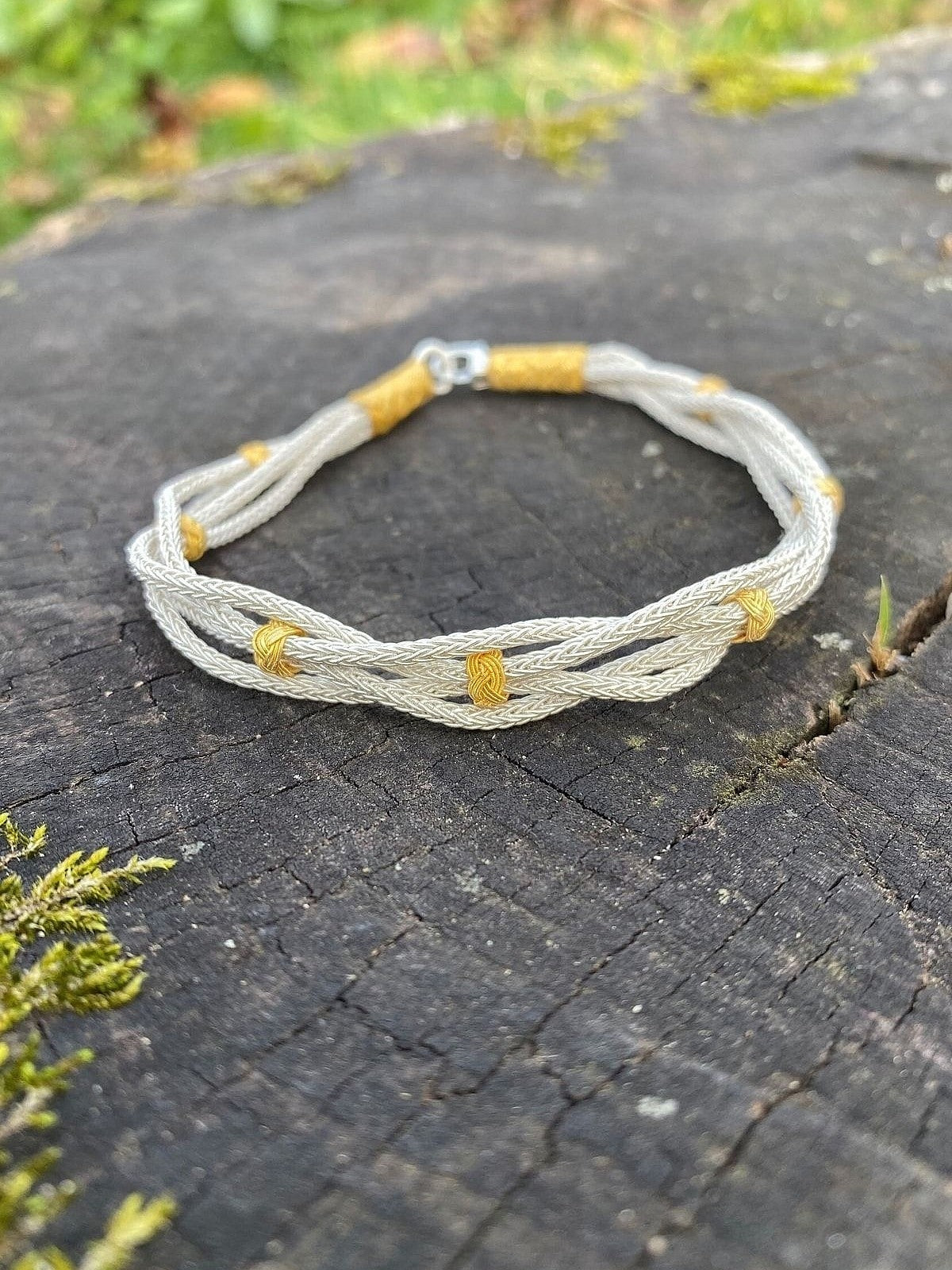 Handmade  999 pure silver bracelet.