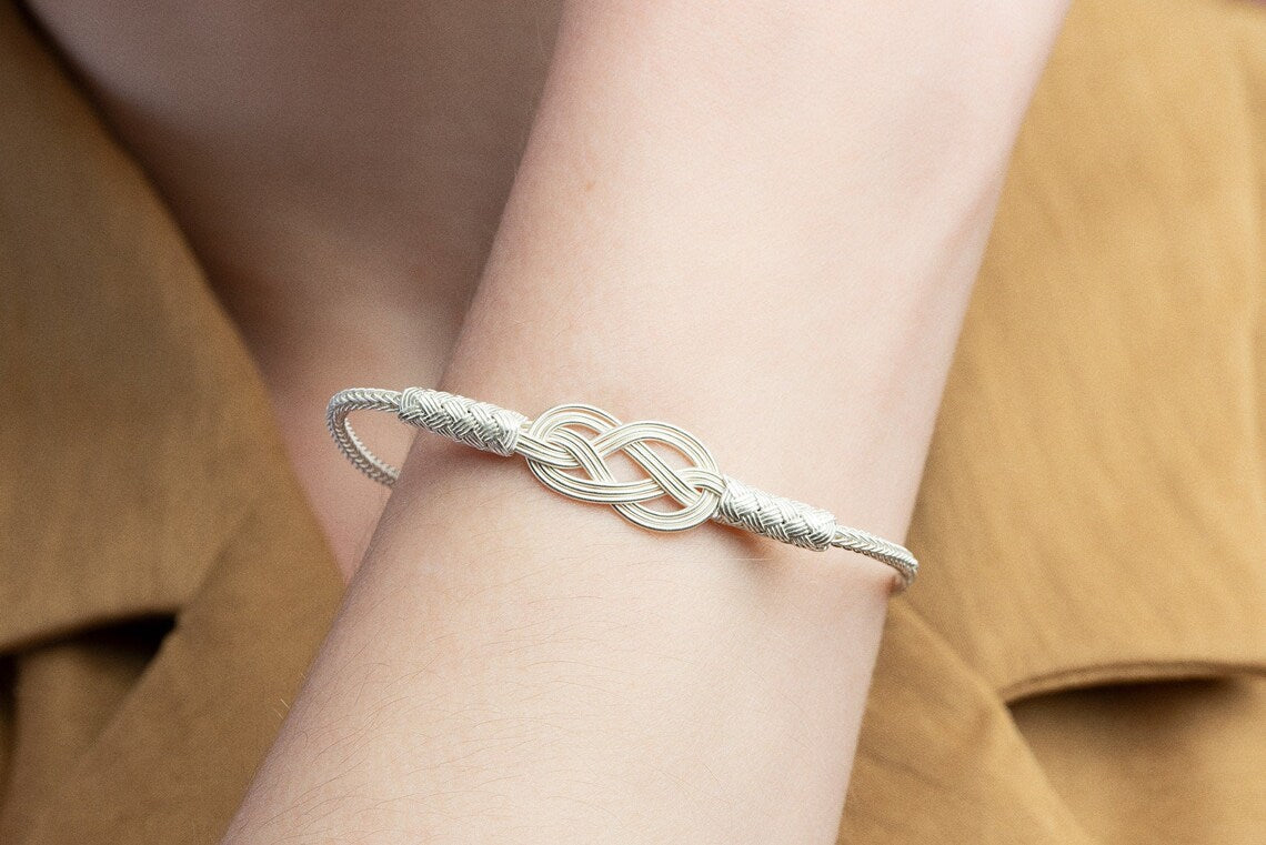 999 pure silver handmade  bracelet