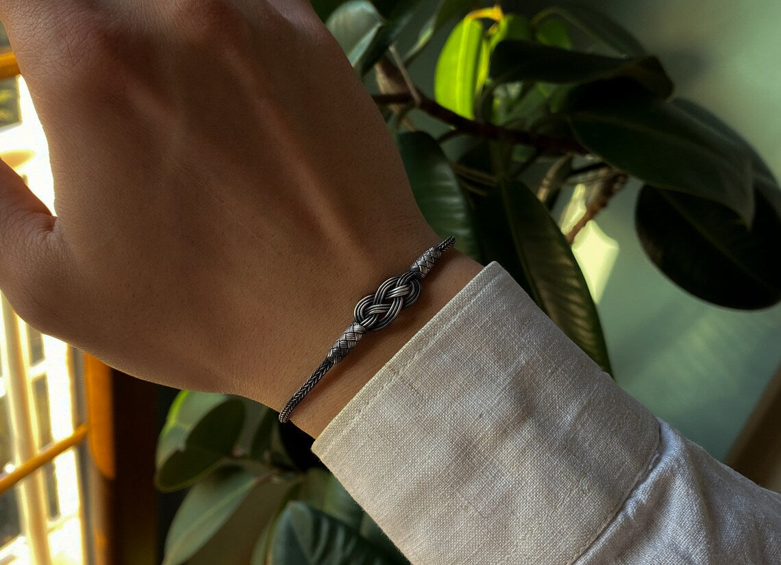 999 pure silver handmade  bracelet