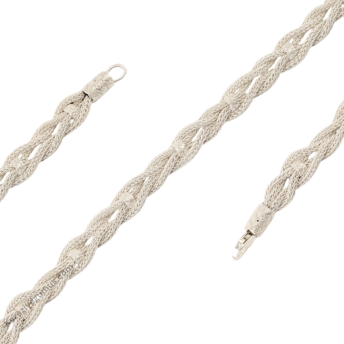 Handmade  999 pure silver bracelet.