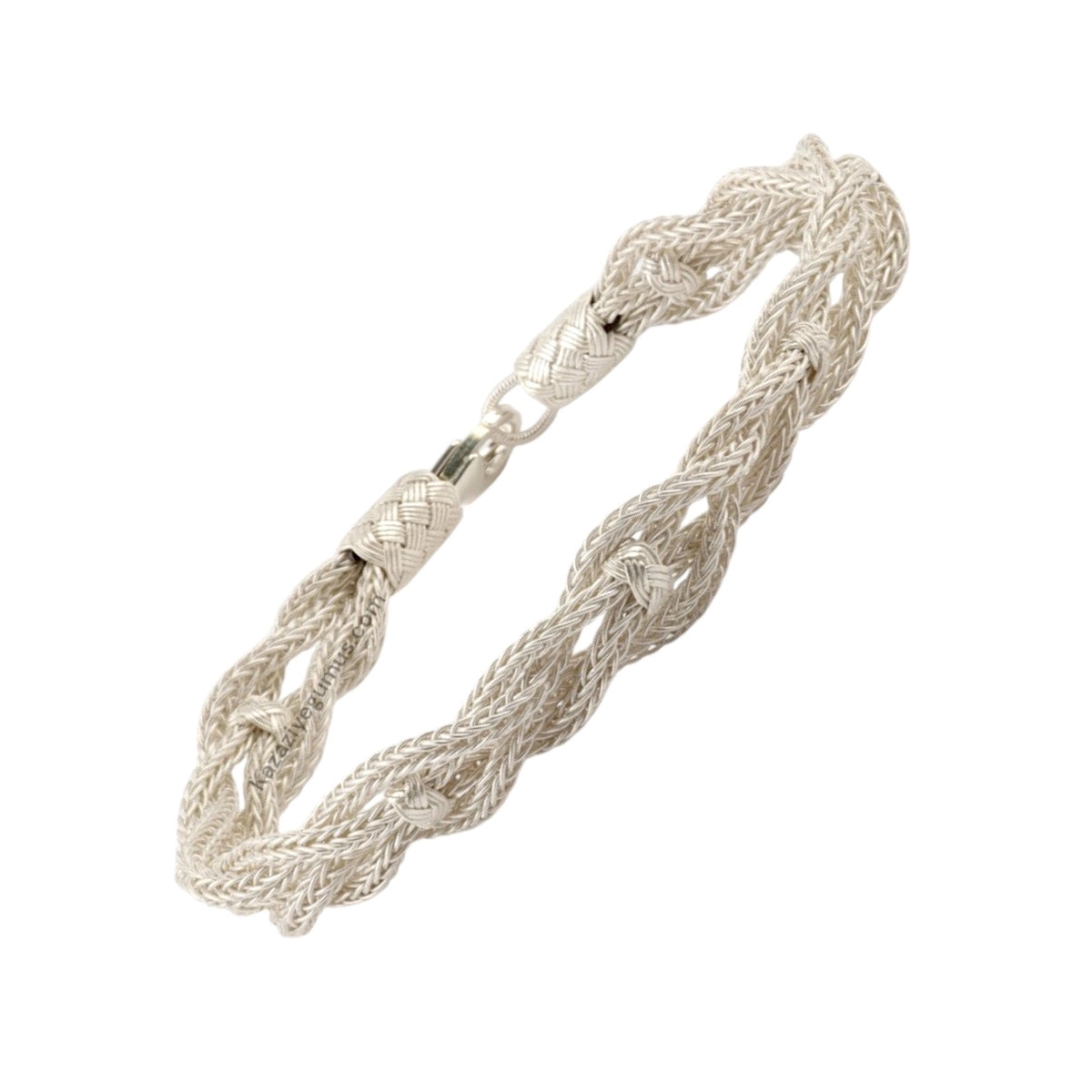 Handmade  999 pure silver bracelet.