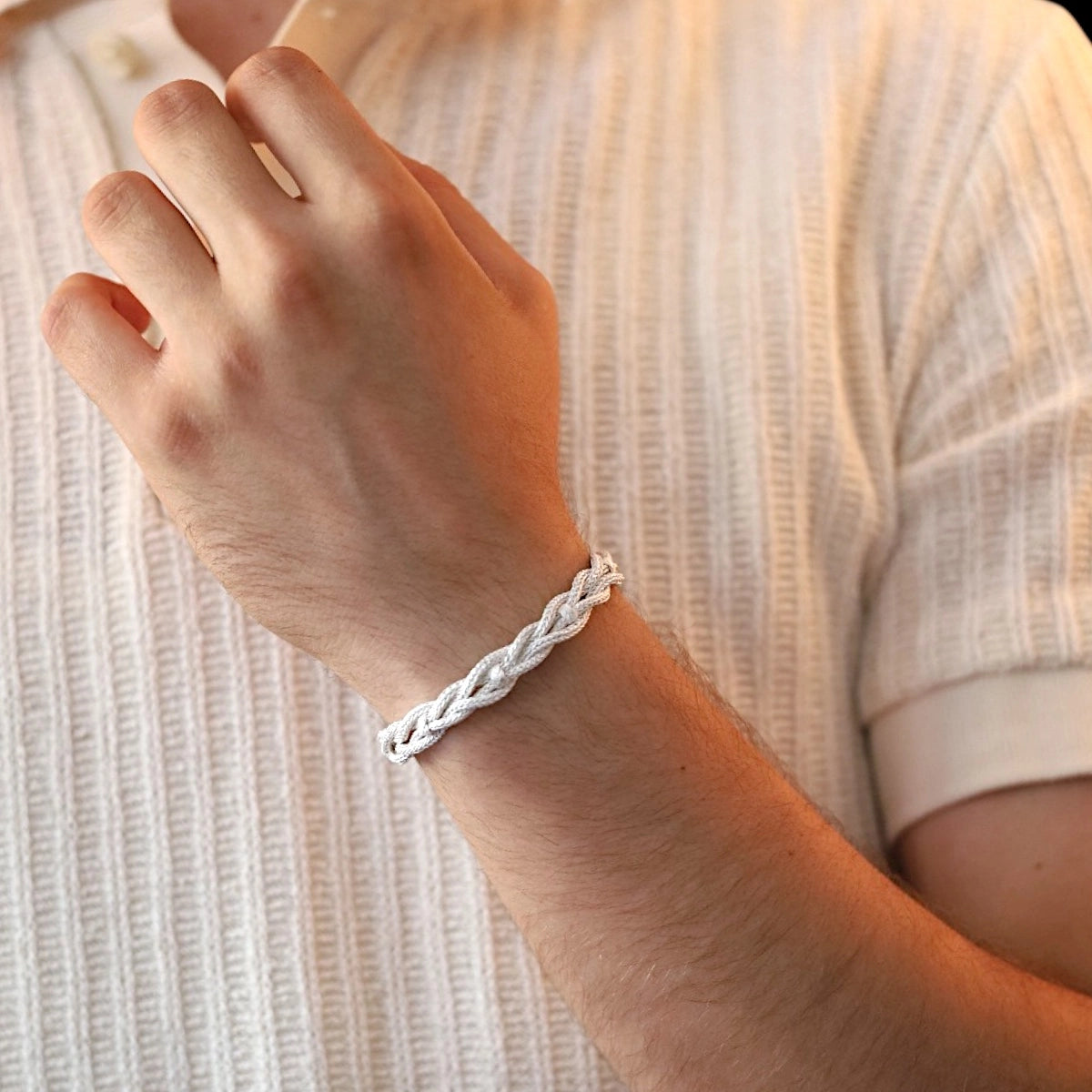 Handmade  999 pure silver bracelet.